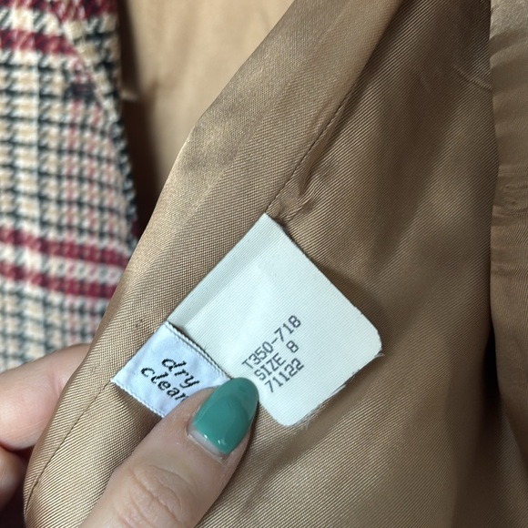 Vintage Pendleton Wool Plaid Blazer - Picture 4 of 5